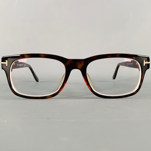 TOM FORD Brown Beige Tortoiseshell Acetate Frames - Picture 1 of 8